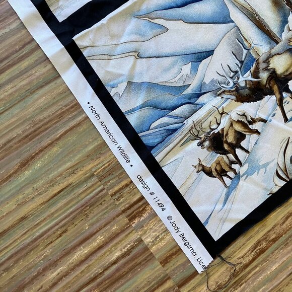 Jody Bergsma North American Wildlife & Birds Fabric Panels 7 Designs 11" Squares - Picture 4 of 6